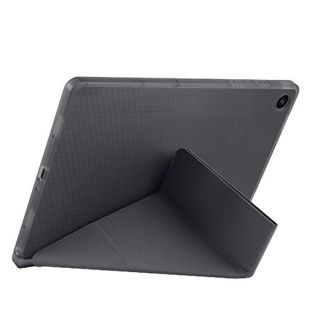 Samsung Galaxy Tab A9 8.7inç X110 X113 X115 X117 Kılıf Kalem Bölmeli Trifolding Case
