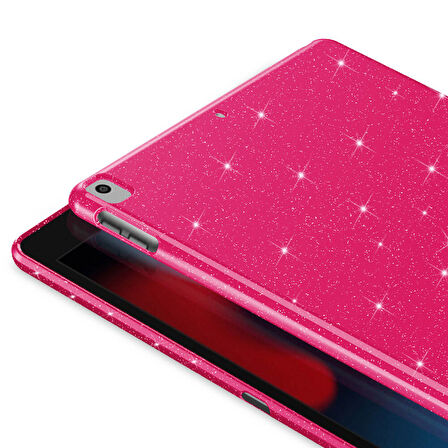 Apple iPad 9. 7. 8. Nesil 10.2 Tablet Kılıfı Işıltılı Parlak Görünüm Koton Case A2197 A2200 A2198 A2270 A2428 A2429 A2430