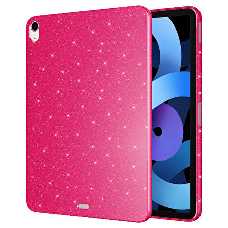 Apple iPad 11.Nesil A16 11inç/10.Nesil 10.9inç Tablet Kılıfı Işıltılı Parlak Görünüm Koton Case