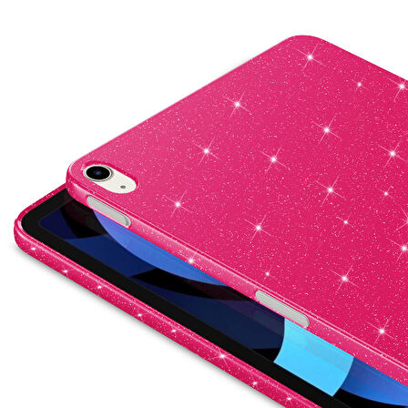 Apple iPad 11.Nesil A16 11inç/10.Nesil 10.9inç Tablet Kılıfı Işıltılı Parlak Görünüm Koton Case