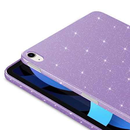 Apple iPad Air 4/5. Nesil 10.9 Tablet Kılıfı Işıltılı Parlak Görünüm Koton Case (10.Nesil Değildir)