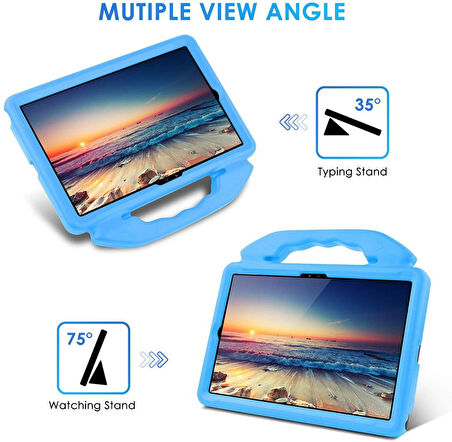Samsung Galaxy Tab A9 Plus X210 X213 X215 X217 Kılıf Tutmalı Standlı Silikon Case