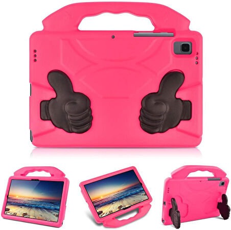Samsung Galaxy Tab A9 Plus X210 X213 X215 X217 Kılıf Tutmalı Standlı Silikon Case