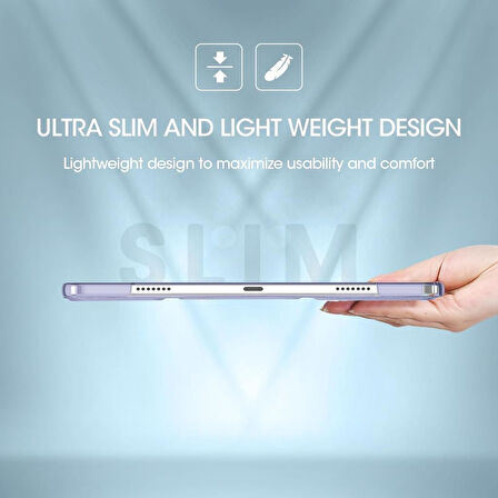 Samsung Galaxy Tab A9 Plus X210 X213 X215 X217 Kılıf New PU Deri Smart Standlı Case Uyku Modlu