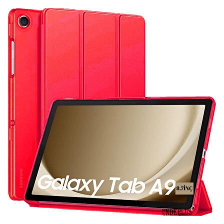 Samsung Galaxy Tab A9 8.7inç X110 X113 X115 X117 Kılıf New PU Deri Smart Standlı Case Uyku Modlu