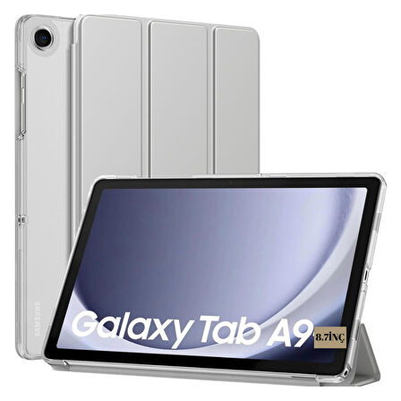 Samsung Galaxy Tab A9 8.7inç X110 X113 X115 X117 Kılıf New PU Deri Smart Standlı Case Uyku Modlu