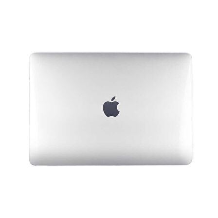 Apple Macbook Air 13.6inç M3 A3113 Kılıf Kristal Ön Arka Şeffaf Kapak
