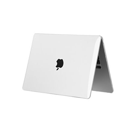Apple Macbook Air 15inç 2024 M3 M2 A3114 A2941 Kılıf Kristal Ön Arka Şeffaf Kapak