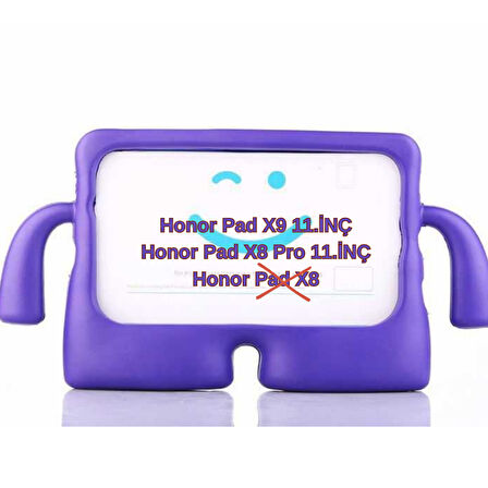 MobaxAksesuar Huawei Honor Pad X9A / X9 / X8 Pro 11.5 inç Kılıf Çocuklara Özel Silikon Case (Düz X8 Değildir)