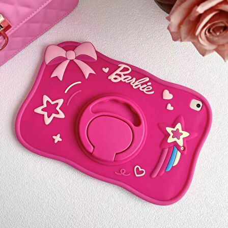 Samsung Galaxy Tab A9 Plus X210 X213 X215 X217 Kılıf Cute Dolls Standlı Eğlenceli 3D Karekterli Çocuk Kılıfı