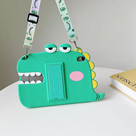 Apple iPad Mini 5 / 4 7.9 inç Kılıf Cute Dolls Standlı Eğlenceli 3D Karekterli Çocuk Kılıfı A2133 A2124 A2125 A2126 A1538 A1550
