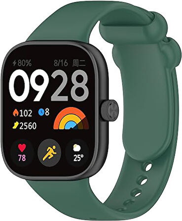 Xiaomi Redmi Watch 4/5 /Band 8 Pro /Band 9 Pro Kordon Spor Silikon Kordon Mix 109