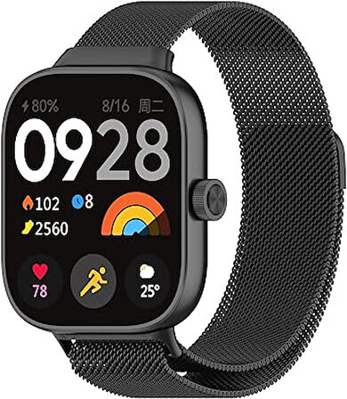 Xiaomi Redmi Watch 4/5 /Band 8 Pro /Band 9 Pro Kordon Milano Loop Metal Kordon