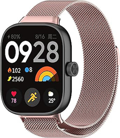 Xiaomi Redmi Watch 4/5 /Band 8 Pro /Band 9 Pro Kordon Milano Loop Metal Kordon