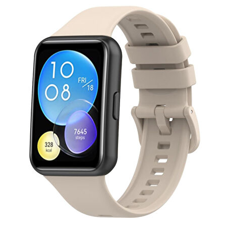 Samsung Galaxy Fit 3 SM-R390 Kordon Spor Silikon Kordon Mix (Fit 2 Uyumlu Değildir)
