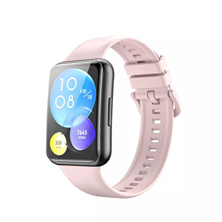 Samsung Galaxy Fit 3 SM-R390 Kordon Spor Silikon Kordon Mix (Fit 2 Uyumlu Değildir)