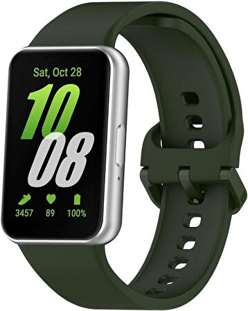 Samsung Galaxy Fit 3 SM-R390 Kordon Spor Silikon Kordon Mix (Fit 2 Uyumlu Değildir)