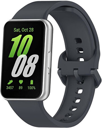 Samsung Galaxy Fit 3 SM-R390 Kordon Spor Silikon Kordon Mix (Fit 2 Uyumlu Değildir)
