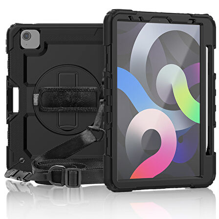Apple iPad Air 11inç M2/M3 2025-2024 Kılıf Defender Askılı Pars Case