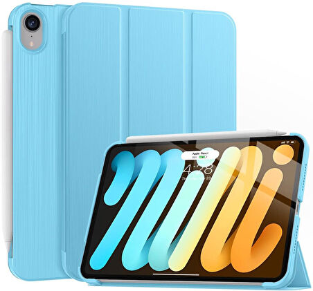 Apple iPad Air 11inç M2/M3 2025-2024 Kılıf PU Deri Smart Standlı Case 2025-2024