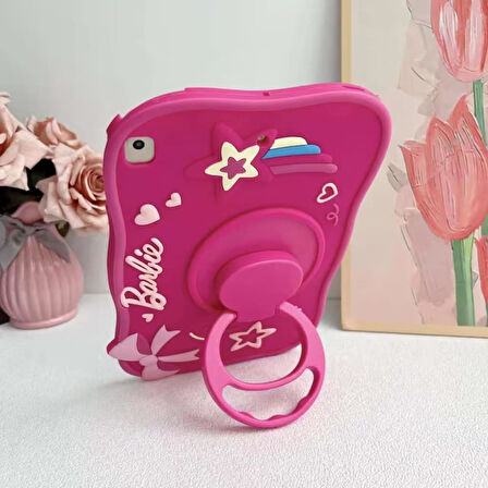 Apple iPad Air 11inç M2/M3 2025-2024 Kılıf Cute Dolls Standlı Eğlenceli 3D Karekterli Çocuk Kılıfı