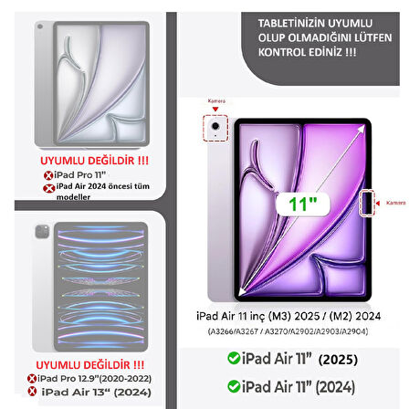 Apple iPad Air 11inç M2/M3 2025-2024 Tablet Nano Ekran Koruyucu