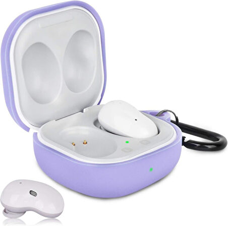 Samsung Galaxy Buds FE / Buds 2 Pro / Buds 2 / Buds Pro / Buds Live Kılıf İçi Kadife Silikon Case