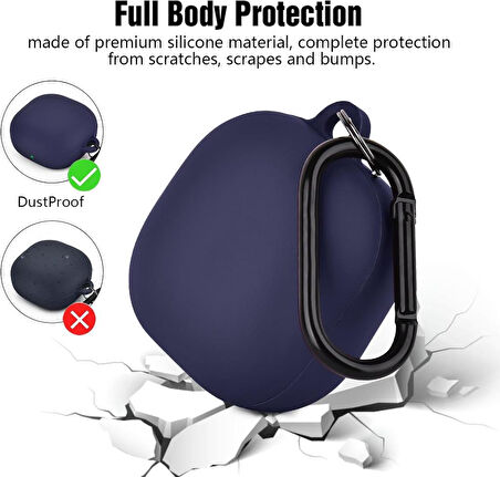 Samsung Galaxy Buds FE / Buds 2 Pro / Buds 2 / Buds Pro / Buds Live Kılıf İçi Kadife Silikon Case