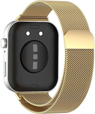 MobaxAksesuar Huawei Watch Fit 4/Fit 4 Pro/Fit 3 Kordon Milano Loop Metal Kordon (Fit/Fit2 Uyumlu Değildir)