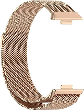 MobaxAksesuar Huawei Watch Fit 4/Fit 4 Pro/Fit 3 Kordon Milano Loop Metal Kordon (Fit/Fit2 Uyumlu Değildir)