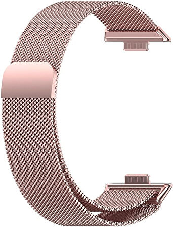 MobaxAksesuar Huawei Watch Fit 4/Fit 4 Pro/Fit 3 Kordon Milano Loop Metal Kordon (Fit/Fit2 Uyumlu Değildir)