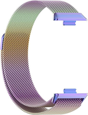 MobaxAksesuar Huawei Watch Fit 4/Fit 4 Pro/Fit 3 Kordon Milano Loop Metal Kordon (Fit/Fit2 Uyumlu Değildir)
