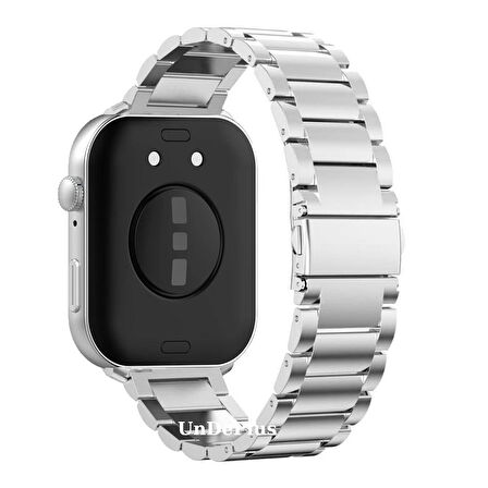 MobaxAksesuar Huawei Watch Fit 4/Fit 4 Pro/Fit 3 Kordon Klipsli Metal Kordon 04 +Kısaltma Aparatı (Fit/Fit2 Uyumlu Değildir)