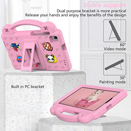 Samsung Galaxy Tab A 8inç T290 T295 T297 Kılıf Kartoon Kids Karakterli Case Çocuklar İçin