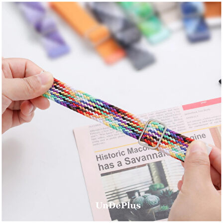 MobaxAksesuar Huawei Watch Fit 4/Fit 4 Pro/Fit 3 Kordon Örgü Tokalı Kordon (Fit/Fit2 Uyumlu Değildir)