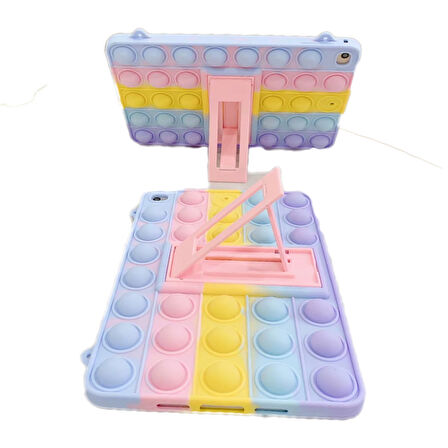 Honor Pad X9 / X8 Pro 11.5 inç Kılıf Cute Dolls Standlı Eğlenceli 3D Karekterli Çocuk Kılıfı (Düz X8 Değildir)