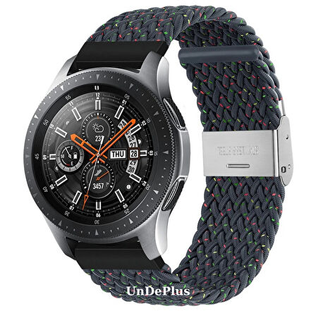 Samsung Galaxy Watch Gear S2 3 41mm 42mm Active 2 40mm 44mm Kordon Metal Klipsli Flexi Örgü