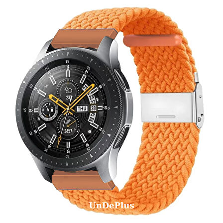 Huawei Watch GT GT2 GT3 GT4 42mm/Honor Magic 2 Kordon Metal Klipsli Flexi Örgü