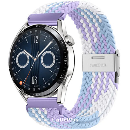 Huawei Watch 3 GT GT2 GT2e GT3 GT4 GT5 Pro 46mm Ultimate SE Elite Kordon Metal Klipsli Flexi Örgü