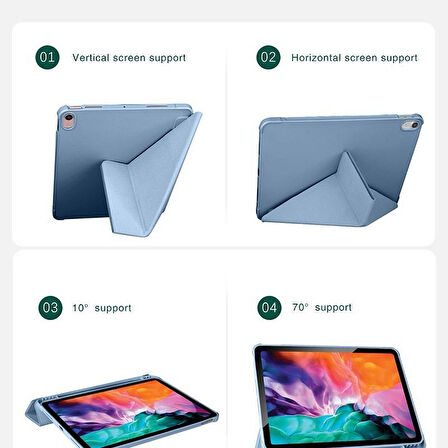 Apple iPad 11.Nesil A16 11inç/10.Nesil 10.9inç Kılıf Kalem Bölmeli Trifolding Case