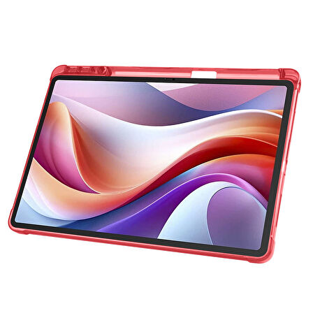 Lenovo Tab M11 /Tab K11 11inç 2024 Kılıf Kalem Bölmeli Trifolding Case TB330FU TB330XU TB331FC