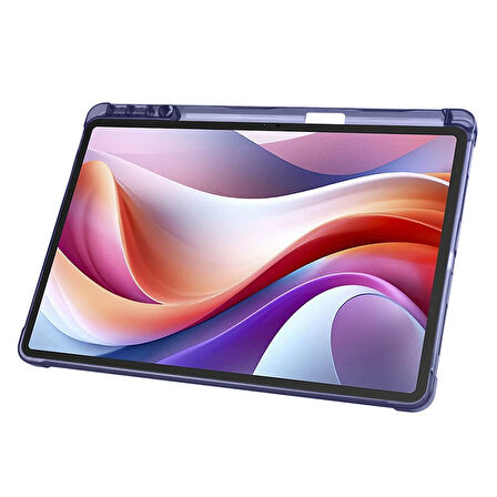 Lenovo Tab M11 /Tab K11 11inç 2024 Kılıf Kalem Bölmeli Trifolding Case TB330FU TB330XU TB331FC