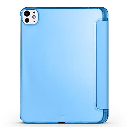 Apple iPad Pro 11inç M4 2024 Kılıf Flip Cover Kalem Bölmeli PC Case A2836 A2837 A3006