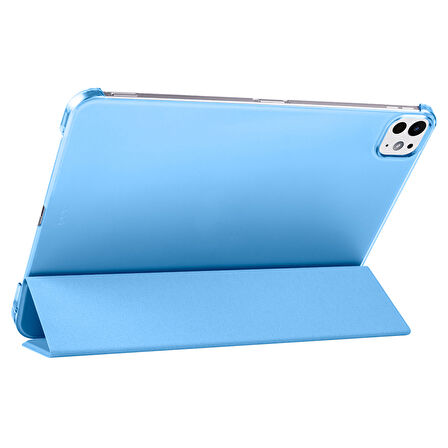 Apple iPad Pro 11inç M4 2024 Kılıf Flip Cover Kalem Bölmeli PC Case A2836 A2837 A3006