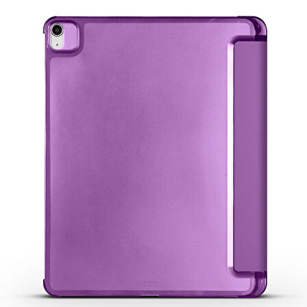 Apple iPad Air 11inç M2/M3 2025-2024 Kılıf Flip Cover Kalem Bölmeli PC Case