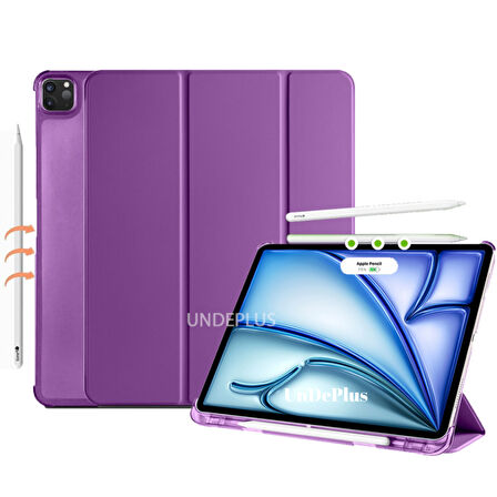 Apple iPad Pro 11 1./2. Nesil Kılıf Flip Cover Kalem Bölmeli PC Case 2018-2020