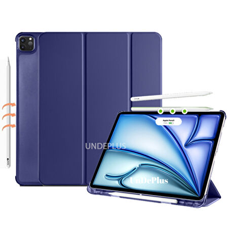 Apple iPad Pro 11 1./2. Nesil Kılıf Flip Cover Kalem Bölmeli PC Case 2018-2020