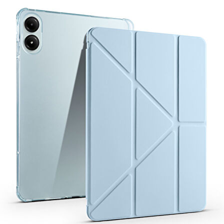 Xiaomi Redmi Pad Pro / Poco Pad 12.1inç Kılıf Kalem Bölmeli Trifolding Case (Düz Redmi Pad Değildir)