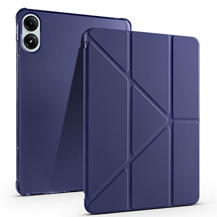 Xiaomi Redmi Pad Pro / Poco Pad 12.1inç Kılıf Kalem Bölmeli Trifolding Case (Düz Redmi Pad Değildir)