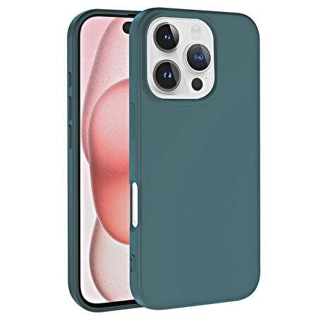 Apple iPhone 16 Pro Kılıf LSR İçi Kadife Lansman Kapak